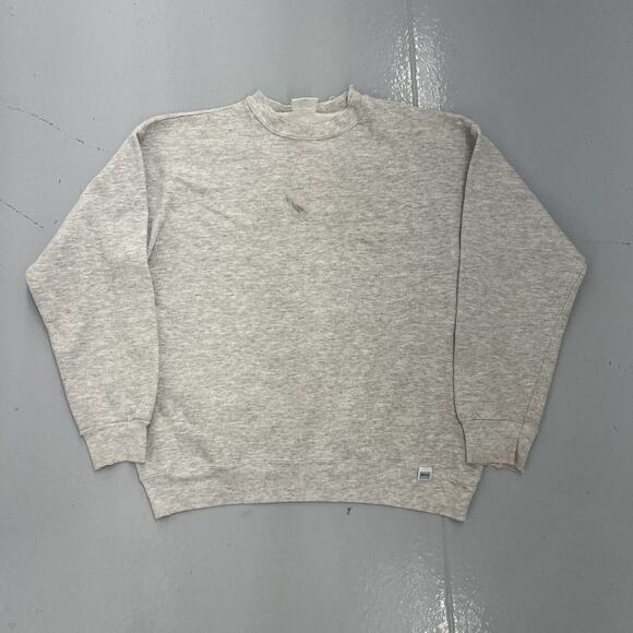 Vintage 80s Discus Athletic Grey Blank Sweatshirt - Picture 1 of 5